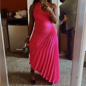 Mango dress. Pleated beautiful dress. Worn once to a wedding